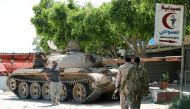 Members of Libyan internationally recognised government forces are seen in Al-Swani area in Tripoli, Libya April 18, 2019. Reuters/Ahmed Jadallah