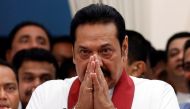 Sri Lanka's newly appointed Prime Minister Mahinda Rajapaksa gestures during the ceremony to assume duties at the Prime Minister's office in Colombo, Sri Lanka October 29, 2018. Reuters/Dinuka Liyanawatte