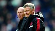 Manchester United manager Ole Gunnar Solskjaer looks dejected after the match. Action Images via Rceuters/Jason Cairnduff