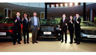 The officials from GAC Motor and DOMASCO with VIP guests at the launch event at Doha Festival City recently.