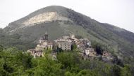 A panoramic view of Cocullo village where snakes are used to cover a wooden statue of Saint Domenico during the St. Domenico procession, in central Italy May 1, 2013. Reuters/Alessandro Bianchi