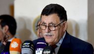 Libyan Prime Minister Fayez al-Sarraj speaks during a press conference on July 17, 2016 in Tunis (AFP) 