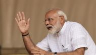 Indian Prime Minister Narendra Modi gestures during a campaign rally ahead of the national elections in Kolkata on April 3, 2019. AFP/Dibyangshu Sarkar