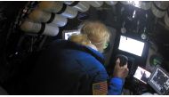 Undersea explorer Victor Vescovo pilots the submarine DSV Limiting Factor in the Pacific Ocean's Mariana Trench in an undated still image from video released by the Discovery Channel May 13, 2019