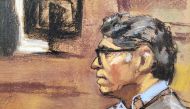 Former self-help guru Keith Raniere is seen in this courtroom sketch, at the Brooklyn Federal Courthouse in New York, May 7, 2019. Reuters/Jane Rosenberg