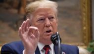FILE PHOTO: US President Donald Trump speaks during event on ending surprise medical billing at the White House in Washington, DC. AFP / Jim WATSON
