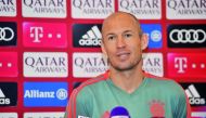 Bayern Munich Arjen Robben during a press conference at Al Aziziyah Boutique Hotel in Doha (File Pic: BAHER AMIN/THE PENINSULA)
