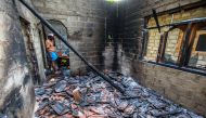 A view of a damaged mosque after a mob attack at the Hettipola village in Kurunegala, about 90 kilometers North of Colombo, Sri Lanka on May 15, 2019. ( Chamila Karunarathne - Anadolu Agency )