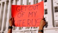Pro-choice supporters protest in front of the Alabama State House as Alabama state Senate votes on the strictest anti-abortion bill in the United States at the Alabama Legislature in Montgomery, Alabama, U.S. May 14, 2019. Reuters/Chris Aluka Berry