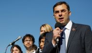 US Representative Justin Amash (R-MI) addresses the 
