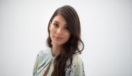 US model and actress Camila Morrone poses during a photo session for the film 