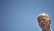 Democratic presidential candidate, former U.S. Vice President Joe Biden speaks during a campaign kickoff rally, May 18, 2019, on Philadelphia, Pennsylvania. Drew Angerer/Getty Images/AFP