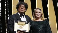  Director Bong Joon-ho, Palme d'Or award winner for his film 