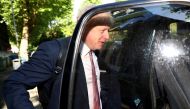 Former British Foreign Secretary Boris Johnson, who is running to succeed Theresa May as Prime Minister, leaves his home in London, Britain, May 30, 2019. REUTERS/Hannah McKay