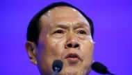 Chinese Defense Minister Wei Fenghe speaks at the IISS Shangri-la Dialogue in Singapore, June 2, 2019. REUTERS/Feline Lim