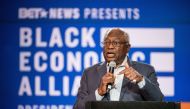 U.S. House Majority Whip Rep. James Clyburn (D-SC) talks to the audience during the Black Economic Alliance Forum at the Charleston Music Hall on June 15, 2019 in Charleston, South Carolina. Sean Rayford/Getty Images/AFP