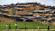 Rohingya Muslims live in makeshift camps on hills at Cox Bazar, Bangladesh on September 11, 2017. (Zakir Hossain Chowdhury / Anadolu Agency) 