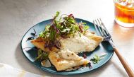  Baked Halibut on Phyllo With Parm Topping. Photo by Tom McCorkle for The Washington Post. 