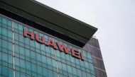 FILE PHOTO: A Huawei company logo is seen at the company headquarters in Shenzhen, Guangdong province, China June 17, 2019. REUTERS/Aly Song