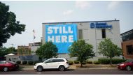 A banner stating 