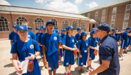 Students are given a first-hand look at what life is like at the US Coast Guard Academy.  (US Coast Guard photo) 