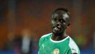 Senegal's forward Sadio Mane looks on after scoring a goal during the 2019 Africa Cup of Nations (CAN) Round of 16 football match between Uganda and Senegal at the Cairo International Stadium in the Egyptian capital on July 5, 2019. / AFP / MOHAMED EL-SHA