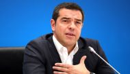 Greek Prime Minister and leader of leftist Syriza party Alexis Tsipras delivers a speech at Zappeion Hall, after the general election in Athens, Greece, July 7, 2019. Reuters/Alkis Konstantinidis