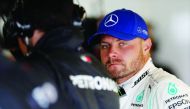 Mercedes' Valtteri Bottas during practice. Reuters/John Sibley 