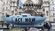 Demonstrators from the 