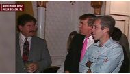 NBC News said it found the 1992 video from Trump's Palm Beach, Florida club in its archives, showing the real estate tycoon welcoming Epstein to the party and appearing to discuss women dancing to music in front of them.

