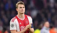 Matthijs de Ligt reacts after Ajax Amsterdam lost the UEFA Champions League semi-final second leg football match against Tottenham Hotspur at the JohanCruyff Arena in Amsterdam on May 8, 2019 . AFP / Emmanuel Dunand