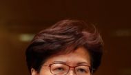 Hong Kong Chief Executive Carrie Lam holds a news conference in Hong Kong, China July 22, 2019. Reuters/Edgar Su