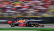 Red Bull's Dutch driver Max Verstappen competes during the German Formula One Grand Prix at the Hockenheim racing circuit on July 28, 2019 in Hockenheim, southern Germany. / AFP / Andrej ISAKOVIC
