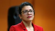 US Congresswoman Rashida Tlaib listens to a comment from a constituent during a Town Hall style meeting in Inkster, Michigan, US August 15, 2019. REUTERS/Rebecca Cook