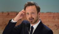 (FILES) In this file photo taken on November 10, 2015 US actor Aaron Paul, who played the character Jesse Pinkman in the AMC series 