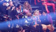 Taylor Swift reacts after winning Video of the Year Award. REUTERS/Lucas Jackson
