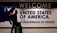 An international passenger arrives at Washington Dulles International Airport in Dulles ,Virginia,  on June 26, 2017. Reuters / James Lawler Duggan