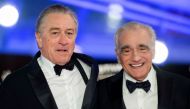 (FILES) In this file photo taken on December 1, 2018, US actor Robert De Niro (L) and US film director Martin Scorsese (R), arrive at the Marrakech International Film festival in the city of Marrakesh. AFP / FADEL SENNA