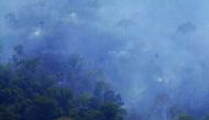 An aerial view of a burned tract of Amazon jungle as it was cleared by loggers and farmers near Porto Velho, Brazil August 29, 2019. Reuters/Ricardo Moraes