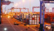 A general view of a container terminal is seen at Mundra Port in the western Indian state of Gujarat, India April 1, 2014. Reuters/Amit Dave 