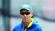 Australia head coach Justin Langer during nets (Action Images via Reuters/Jason Cairnduff)  