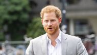 Prince Harry arrives at the ADAM Tower, in Amsterdam, on September 3, 2019, for the introduction of a project and global partnership between Booking.com, SkyScanner, CTrip, TripAdvisor and Visa, an initiative led by the Duke of Sussex to change the travel