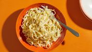  Creamy Fettuccine With Garlic and Herbs. Photo for The Washington Post by Tom McCorkle 