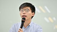 Pro-democracy activist Joshua Wong attends a news conference in Taipei, Taiwan September 3, 2019. REUTERS/Joan Huang 