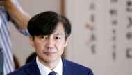 Justice Minister nominee Cho Kuk attends a hearing at the national assembly in Seoul, South Korea, September 6, 2019. REUTERS/Kim Hong-Ji