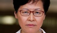 Hong Kong's Chief Executive Carrie Lam addresses a news conference in Hong Kong, China September 5, 2019. REUTERS/Kai Pfaffenbach