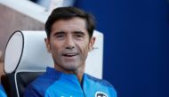 FILE PHOTO:  Valencia coach Marcelino Garcia. Reuters/John Sibley