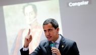 Juan Guaido, who many nations have recognized as the country's rightful interim ruler, speaks during a session of Venezuela's National Assembly in Caracas, Venezuela September 3, 2019. Reuters/Manaure Quintero