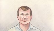 Cameron Ortis, director general with the Royal Canadian Mounted Police intelligence unit, is shown in a court sketch from his court hearing in Ottawa September 13, 2019. Lauren Foster-MacLeod/ via Reuters