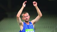 Stefan Holm in action during the IAAF Athens Grand Prix in this July 13, 2008 file photo.
